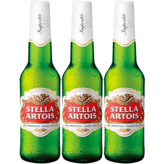 Stella Artois Beer 310ml Bottle x 3