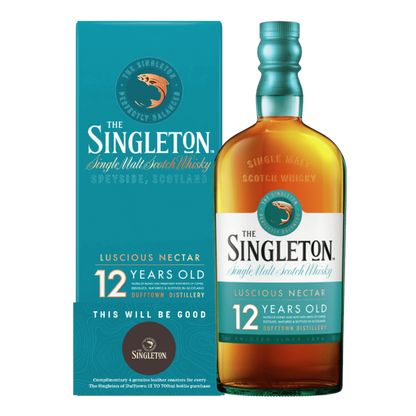 Singleton of Dufftown 12yo 700ml with FREE 4x Singleton Leather Coaster