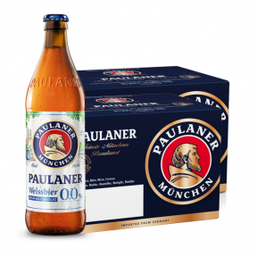 Paulaner Weissbier Alcohol free 500ml Bottle X40 (2 Cases)