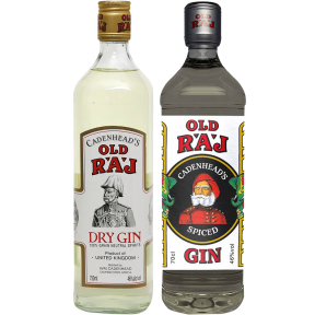 1x Cadenheads Old Raj Gin 700ml + 1x Caden heads Old Raj Spice Gin 