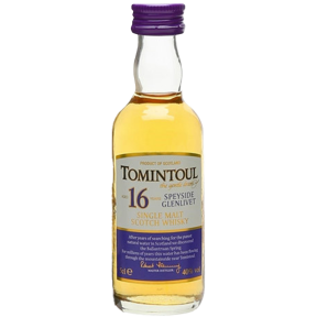Tomintoul 16 Year Old Whisky 50ml Mini