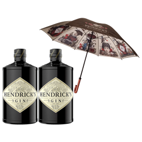 Hendrick's Gin 700ml x2 w/ FREE 1pc. Hendrick's Umbrella