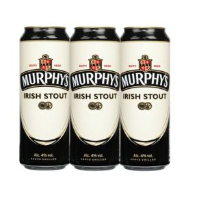 3x Murphy's Irish Stout 500ml can 