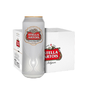 Stella Artois Beer 500ml Can x12 (Case)