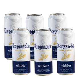 Hoegaarden White Beer 500ml Can x 6