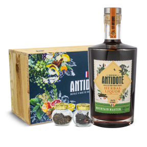 Antidote Herbal Liquor Mountain Master Gin 700ml Gift Pack