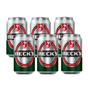 Beck's Beer Can 330ml x 6