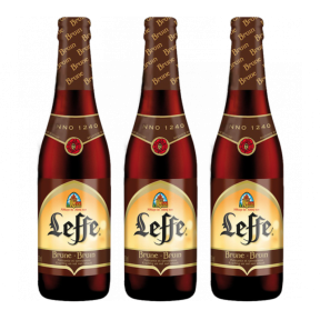 Leffe Brune 330ml Bottle x3