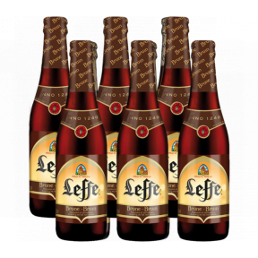 Leffe Brune 330ml Bottle x6