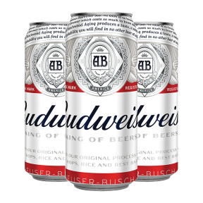 Budweiser Beer 500ml Can x 3
