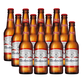 Budweiser Beer 330ml Bottle X 12