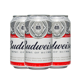Budweiser Beer 330ml Can X 3