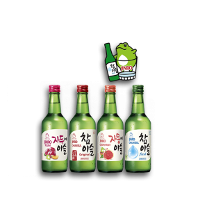Buy 4 Any Flavor Jinro Chamisul Soju 360ml (Bottle), Get 1 FREE Jinro Cellphone Grip