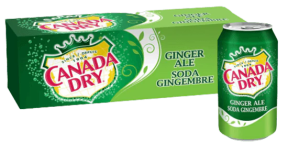 Canada Dry Ginger Ale 355ml x12 Can (Case)