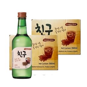 Buy 2x Case Chingu Soju Coffee 360ml x20 (Total 40 Bottles) Discount Promo