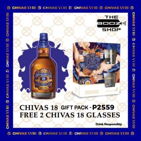 Chivas Regal 18 Year Old Giftpack (FREE 2 Chivas glasses)