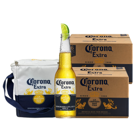 Buy 2x Case Corona Extra Beer 330ml Bottle x24 (Total 2 cases) with FREE 1pc. Corona Cooler Bag