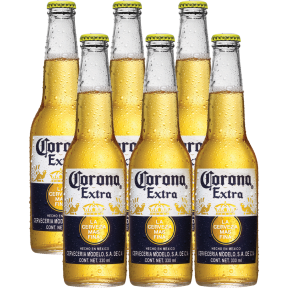 Corona Extra Beer 330ml Bottle x6
