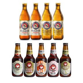 Discovery Beer Pack: Paulaner x Hitachino 330ml (Total 9 Bottles)