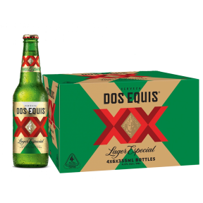 Dos Equis Lager Especial 355ml Bottle x 24 (1 Case)