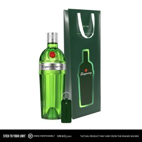 Tanqueray Gin No.10 700ml w/ FREE Green Tanqueray Gift Bag and Keychain