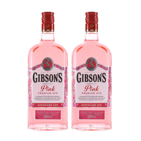 2x Gibson's Gin Pink 700ml