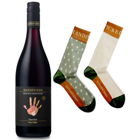HandPicked Selection Pinot Noir 750mL w/ FREE 1 Pair HandPicked Socks