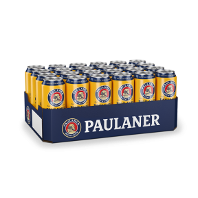Paulaner Original Munchner Hell 500ml Can x24 (Case) Discount Promo