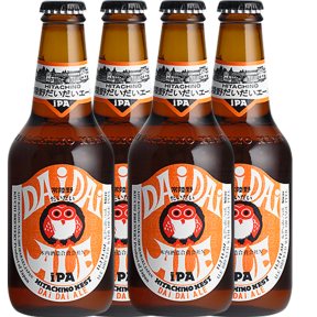 Hitachino Nest Dai Dai Ale Japanese Beer 330ml Bottle x4 (Expiry: June 1, 2024)