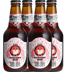 Hitachino Nest Red Rice Ale Japanese Beer 330ml Bottle x4 (Expiry: June 1, 2024)