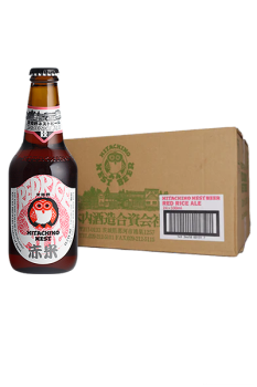 Hitachino Nest Red Rice Ale Japanese Beer 330ml Bottle x24 (Case)