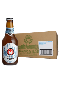 Hitachino Nest White Ale Japanese Beer 330ml Bottle x24 (Case)
