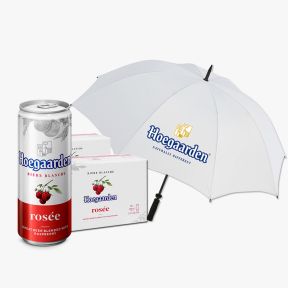 Buy 1 Take 1 Promo: Hoegaarden Rosee 330ml Can X 48 (2 Cases) w/ FREE 1pc. Umbrella