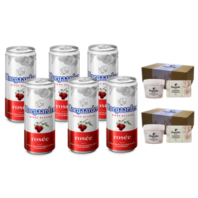 Hoegaarden Rosée Beer Can 330ml X 6 w/ FREE 2pcs.  Beer Soap Kit