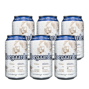 Hoegaarden White Beer 330ml Can x 6