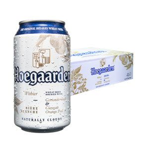 Hoegaarden White Beer 330ml Can x 24 (Case)