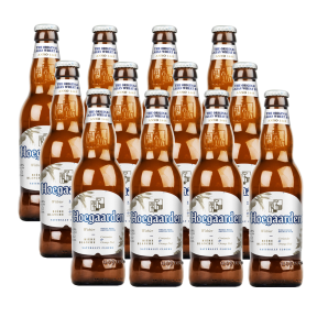  Hoegaarden White Beer 330ml Bottle X12