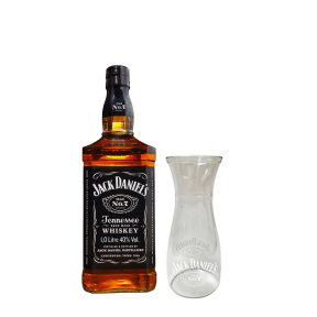 Jack Daniel's Old No.7 Tennessee Whiskey 1L with FREE Jack Daniel's Pitcher Carafe