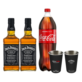 Jack Daniel's 700ml x2 w/ FREE Coke 1.5L and 1 pc. Tin Cup
