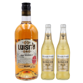 Luisita Oro Single Estate Rum 700ml w/ FREE 2pcs. Fever Tree Ginger Ale