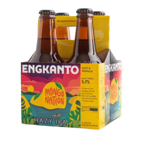 Engkanto Mango Nation – Hazy IPA 330ml Bottle 4 Pack (Total 4 Bottles)