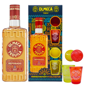 Olmeca Reposado Tequila 700ml Gift Pack