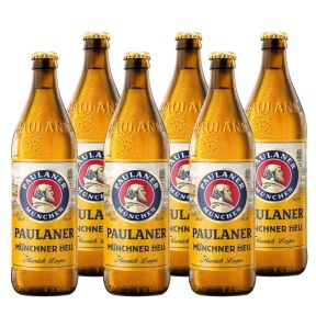 Paulaner Original Munchner Hell 500ml bottle x6