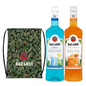 Bacardi Zombie x1 & Bacardi Punch x1 w/ FREE 1 pc. free tropical bag