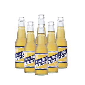 San Miguel Light Beer Bottle 330ml x6