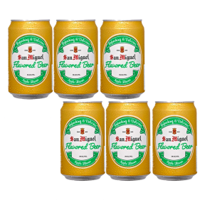 San Miguel Flavored Beer Apple Can 330ml x6