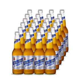 San Miguel Light Beer Bottle 330ml x24