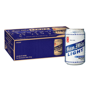 San Miguel Light Beer Can 330ml x24 (Case)