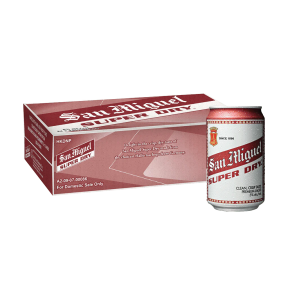 San Miguel Beer Super Dry Can 330ml x24 (Case)