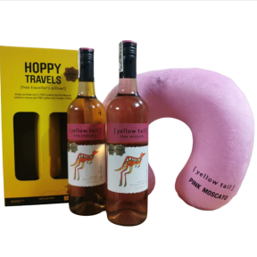 Buy 2x Yellow Tail Pink Moscato 750ml w/ FREE 1pc. Yellow Tail Traveller's Pillow Gift Set